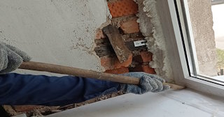 Демонтаж оконных откосов по выгодной цене от 510 руб. в Сорочинске - Сварной-Срч